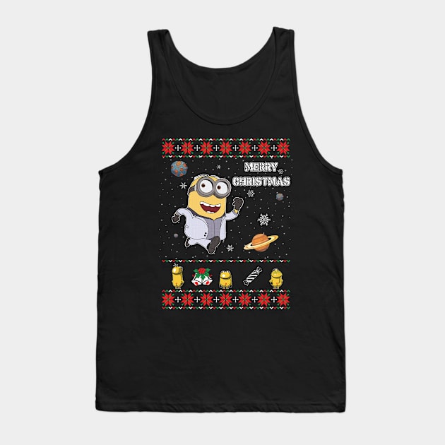 Minions Funny ugly christmas sweater Tank Top by tabaojohnny